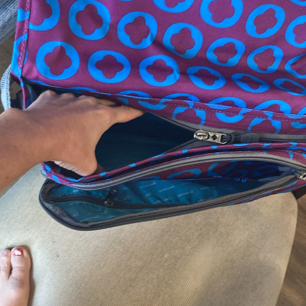 Colorful Patterned Messenger Bag - Picture 7 of 13
